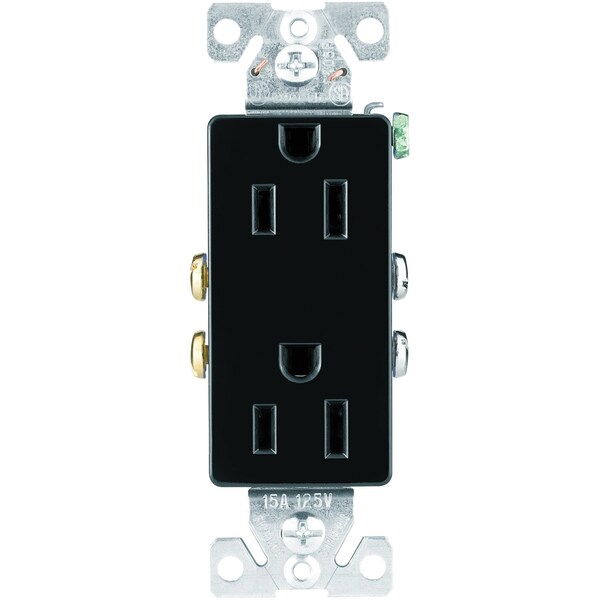 Cooper Industries Eaton Wiring Devices Duplex Receptacle, 2 Pole, 15 A